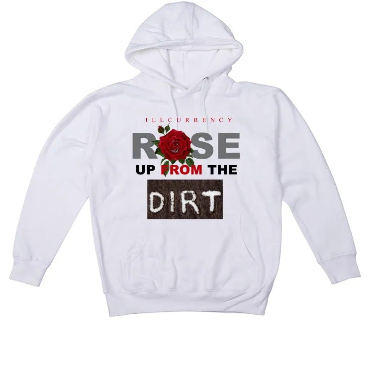 Air Jordan 3 White Cement Reimagined - White T-Shirt (Rose up from the dirt)