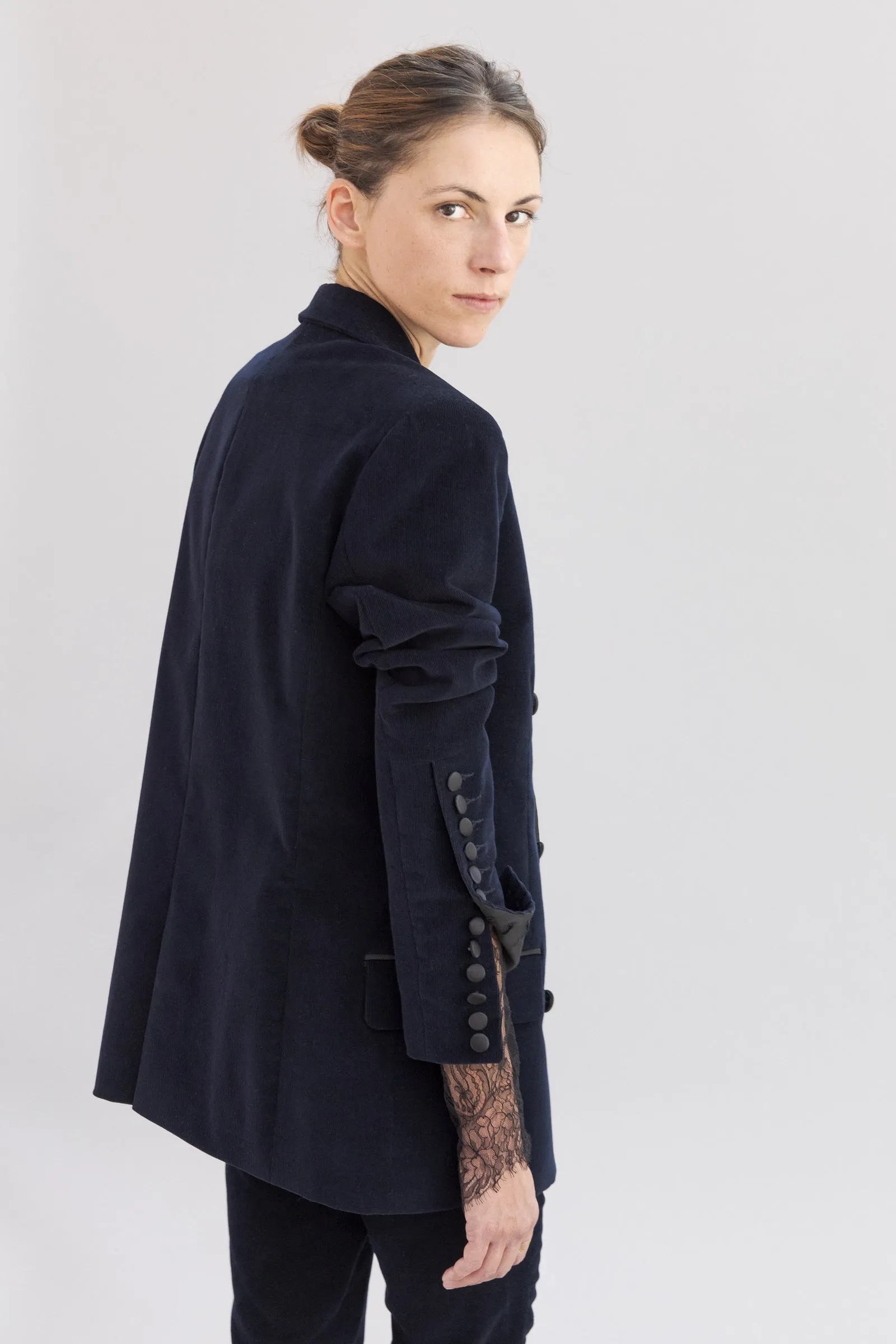 BEN velvet - Navy