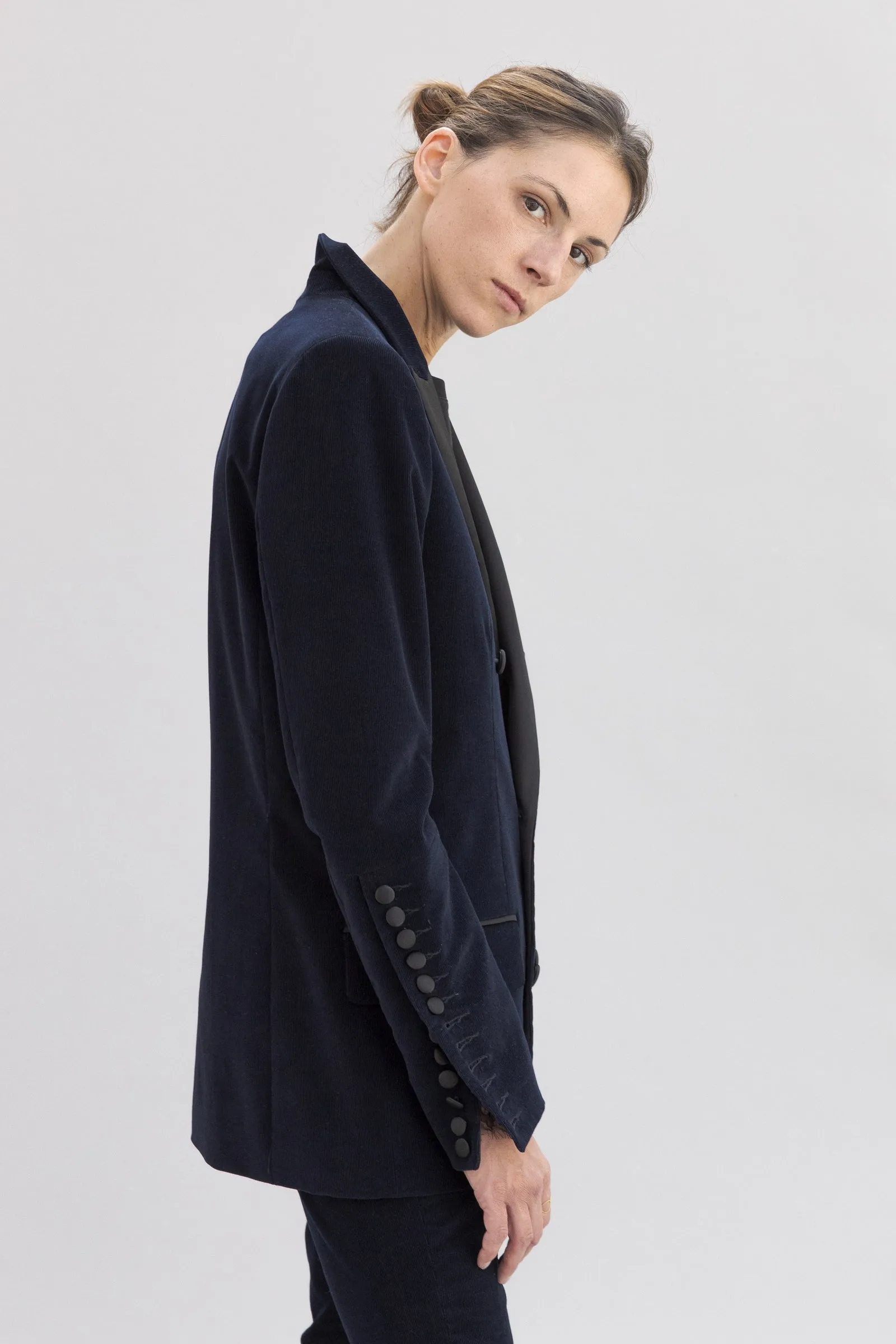 BEN velvet - Navy