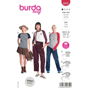 Burda Style Pattern 6028 Misses' Top B6028