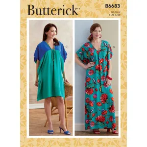 Butterick Pattern B6683 Misses' Tunic and Caftan