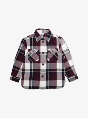 Check Oversized Kids Shirt
