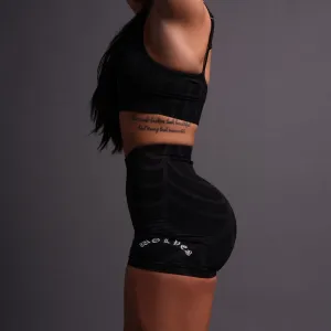 Chopper Everson Seamless "Valencourt" Shorts in Black Symbiote Web V2
