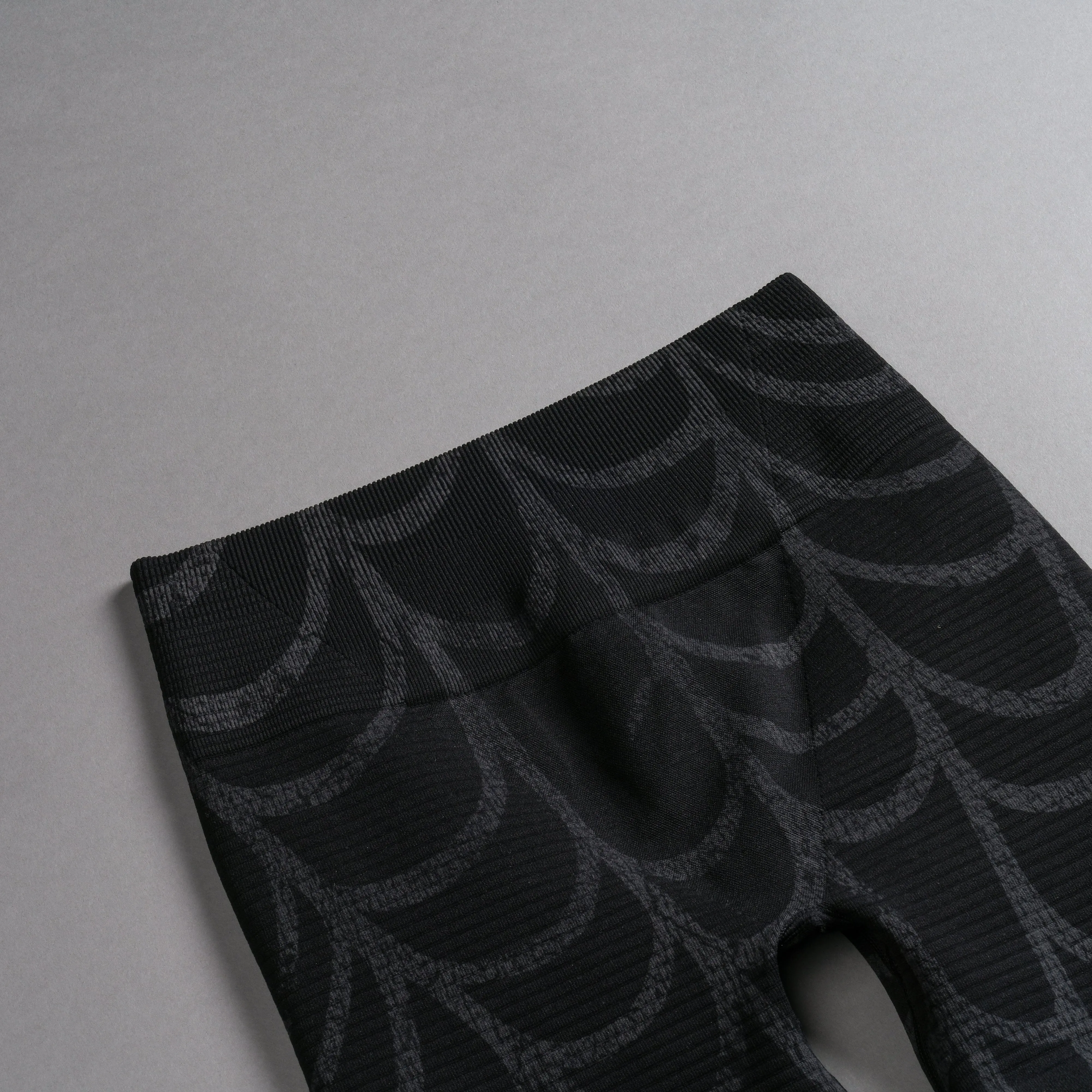 Chopper Everson Seamless "Valencourt" Shorts in Black Symbiote Web V2