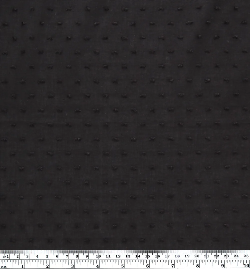 Cotton Swiss Dot - Black