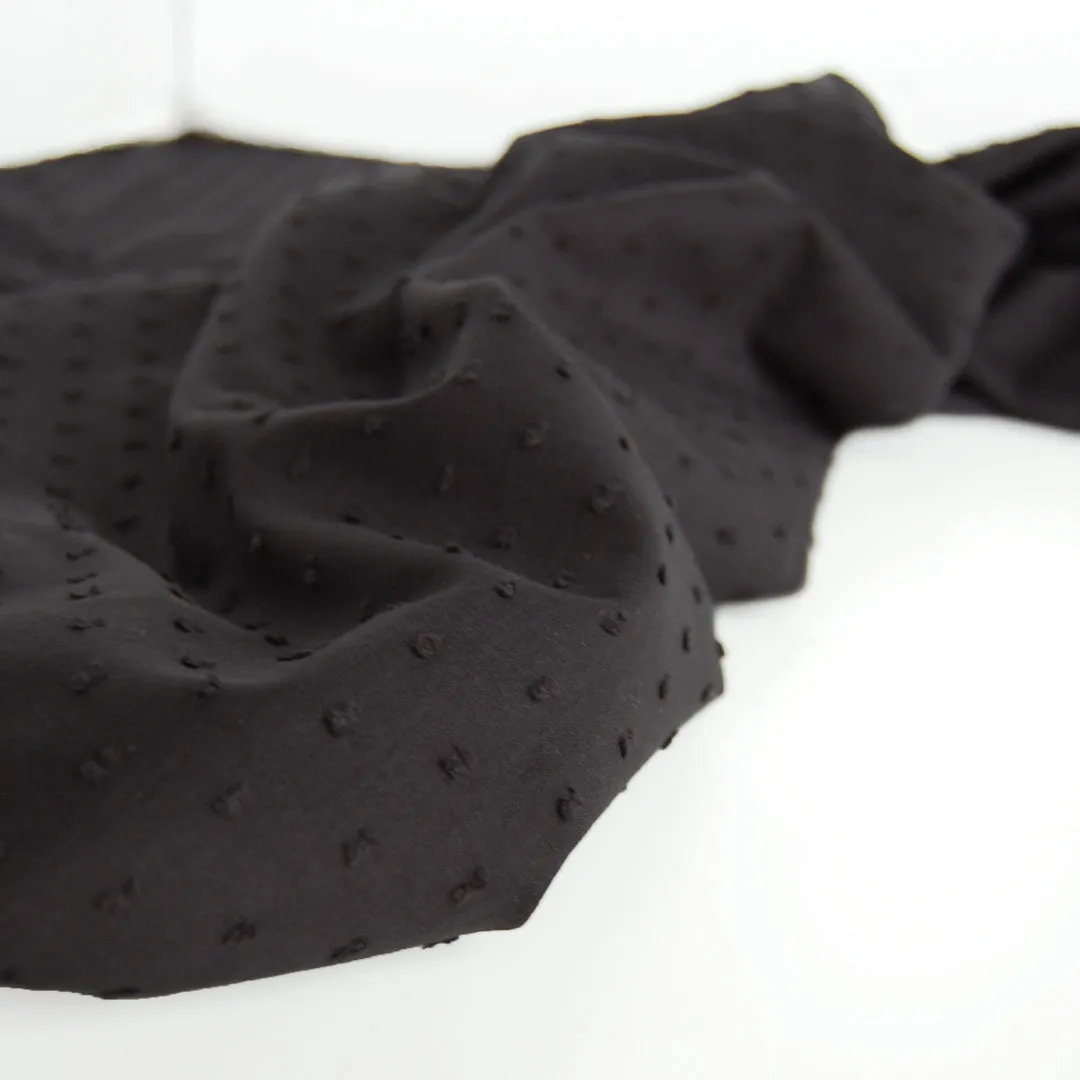 Cotton Swiss Dot - Black