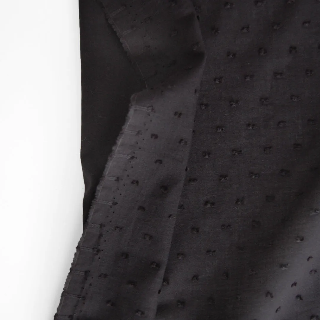 Cotton Swiss Dot - Black