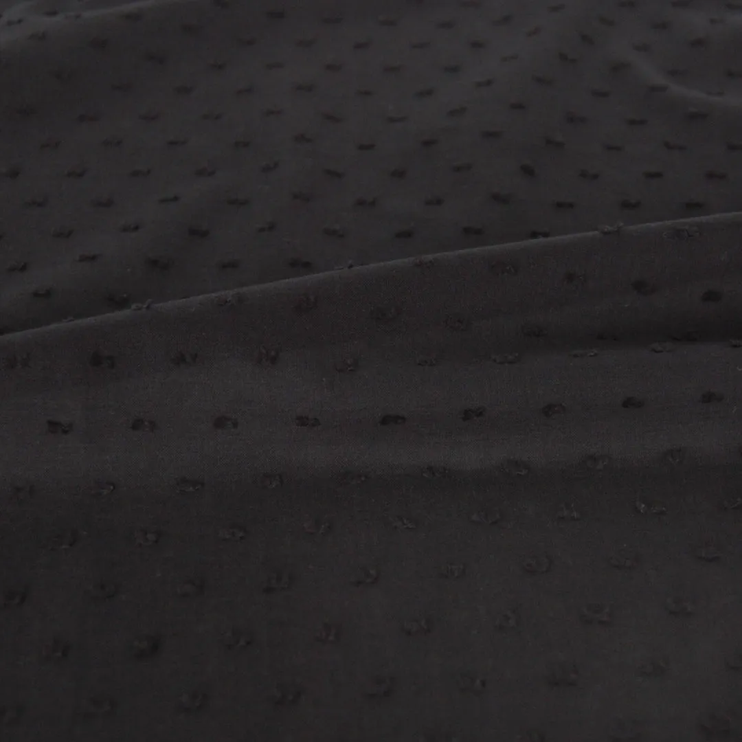 Cotton Swiss Dot - Black