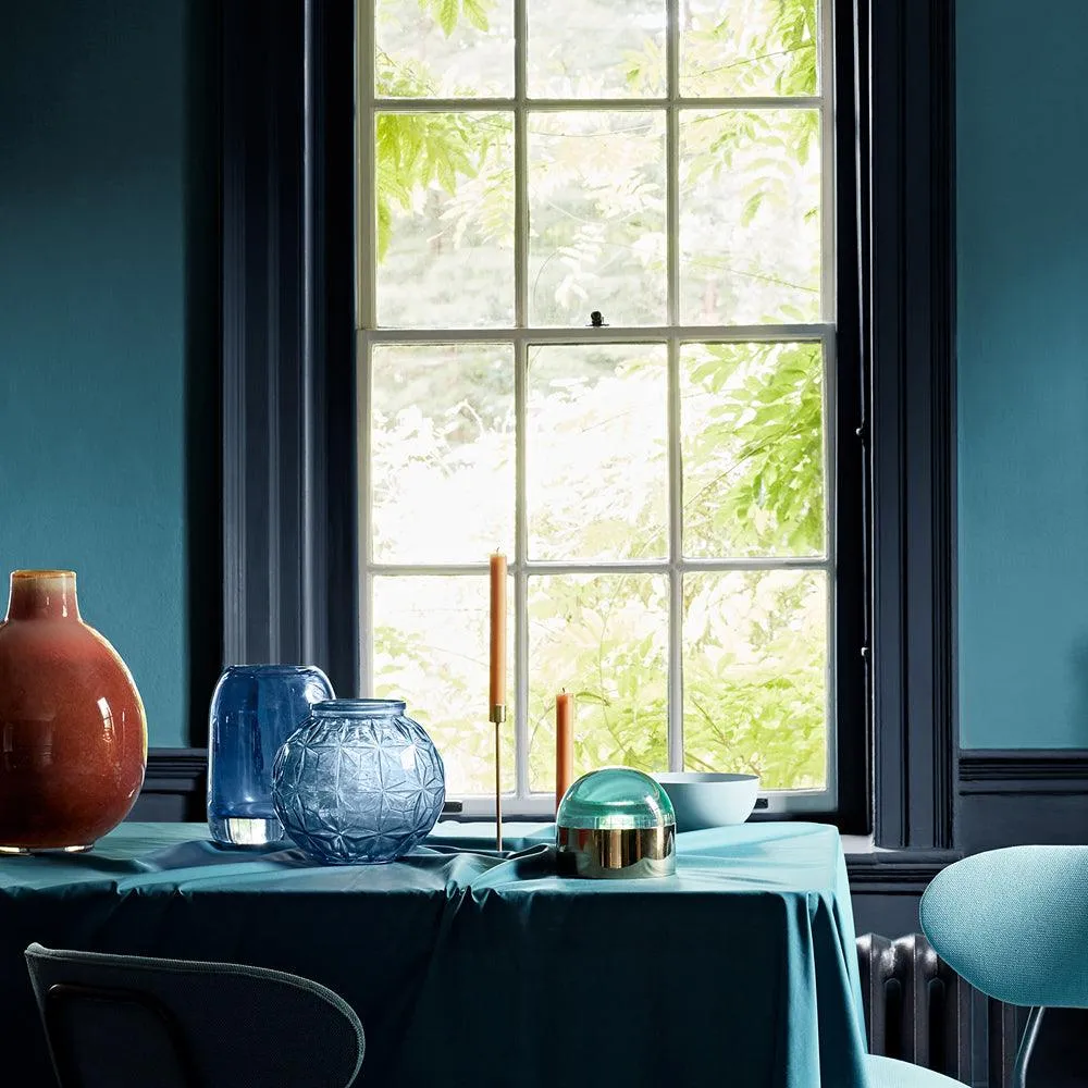 Crown Walls & Ceilings Mid Sheen Emulsion Paint | Teal