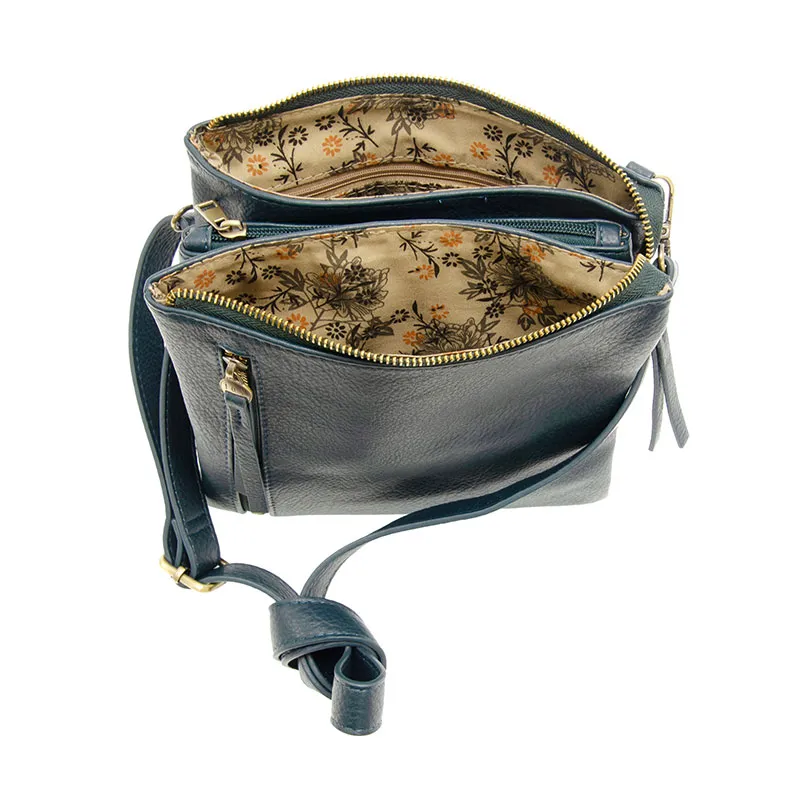 Dawn Multi Pocket Compact Crossbody Bag [Dark Cyan-L8254]
