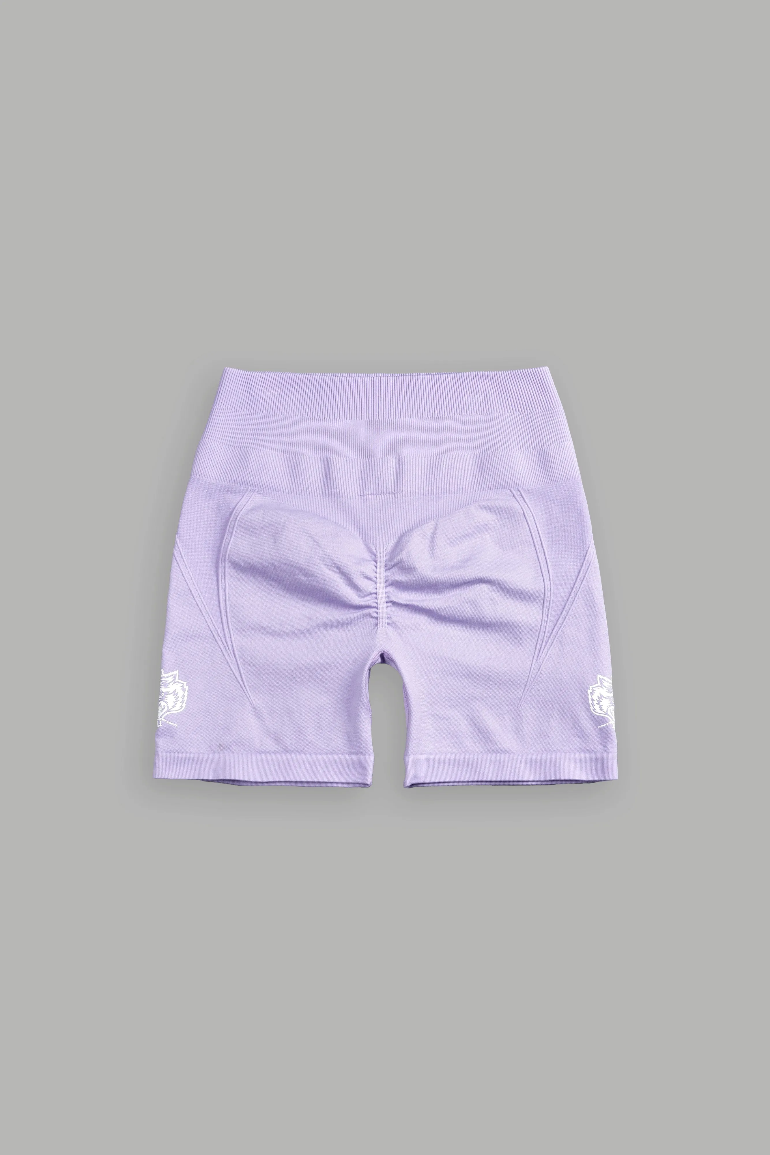 Dual The Wolf and The Rose Everson Seamless "Huxley" Shorts in Ghost Orchid