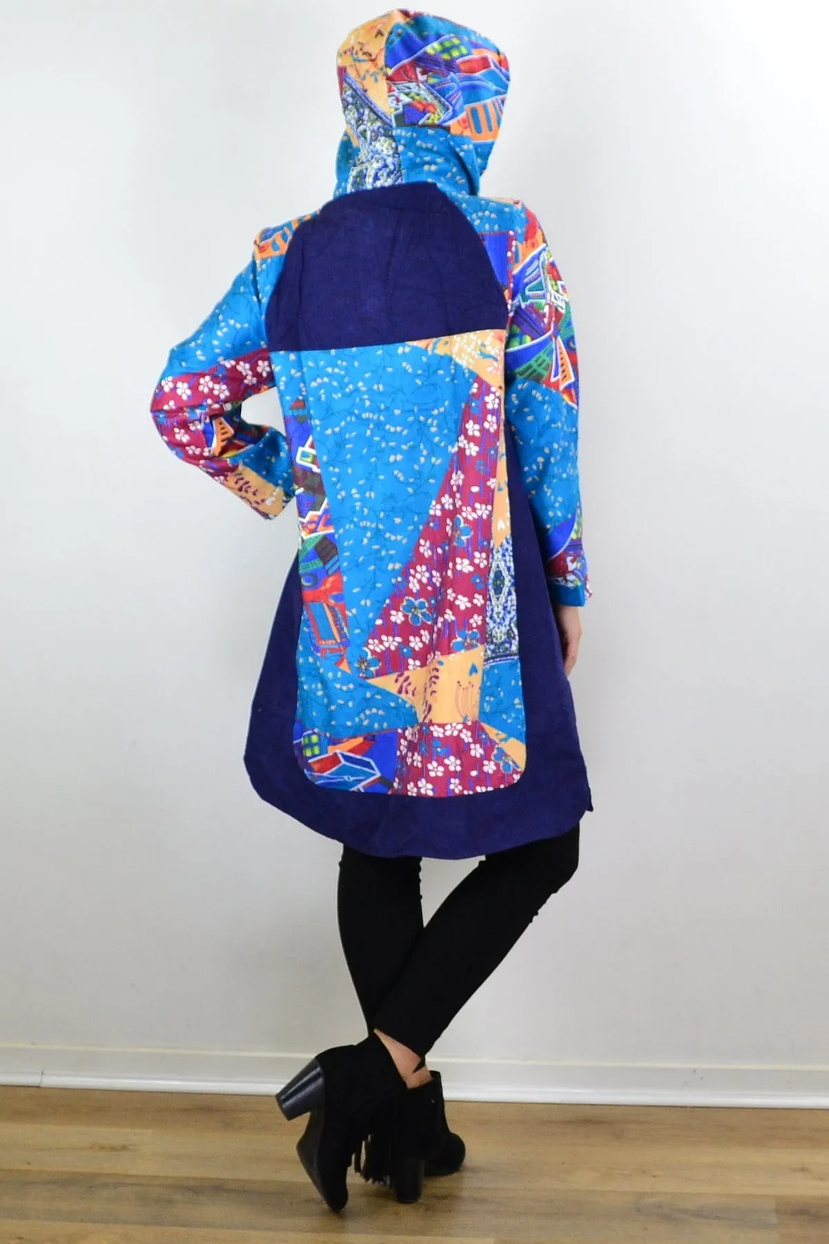 Floral Petals Corduroy Jacket