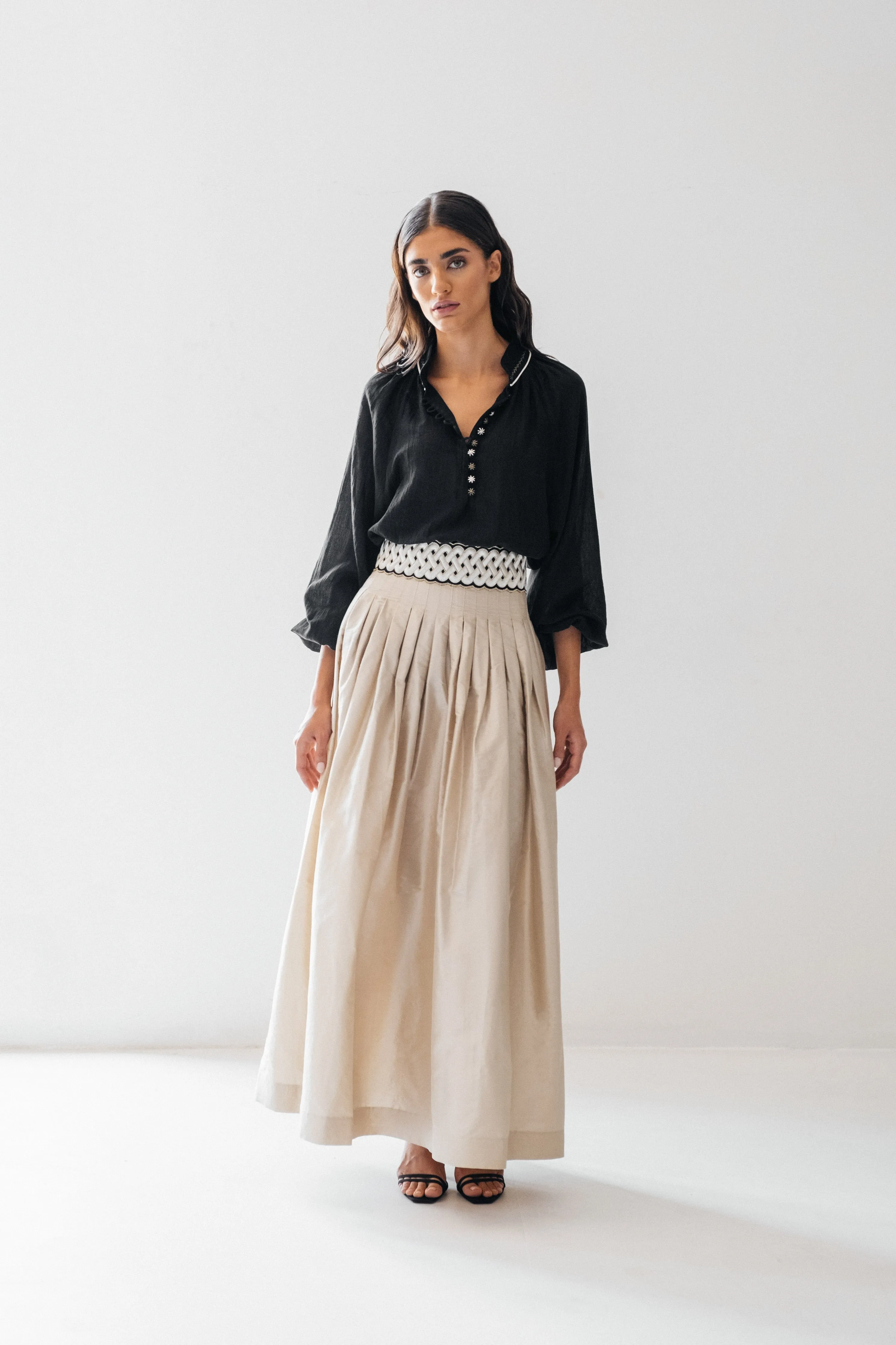 Golab Blouse - Black & Ivory (Limited Edition)