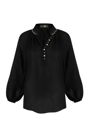 Golab Blouse - Black & Ivory (Limited Edition)