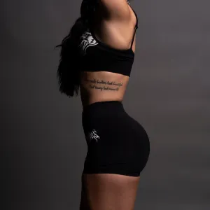 Hesh Everson Seamless "Katya" Shorts in Black
