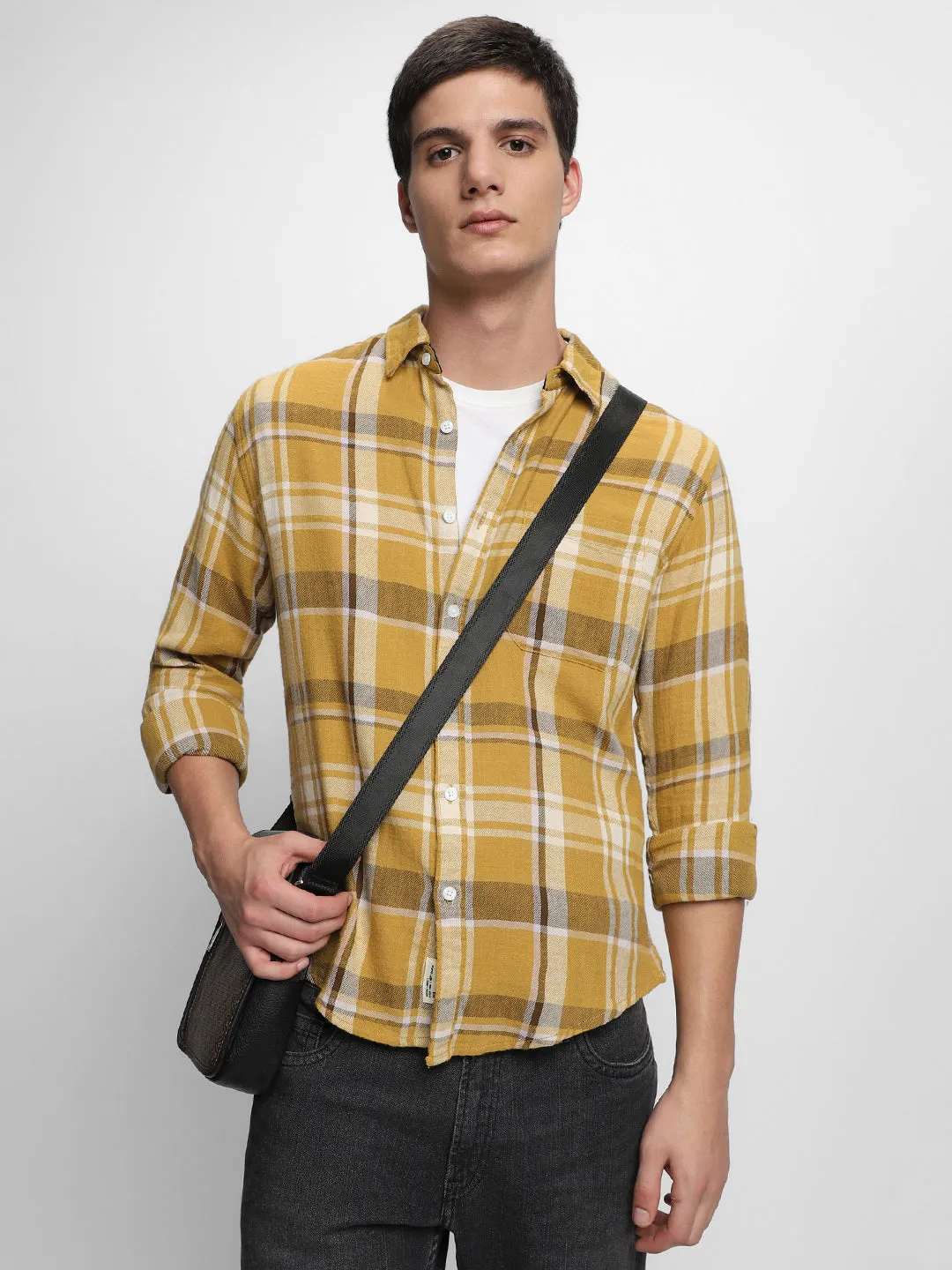 Men's Green Casual Shirt