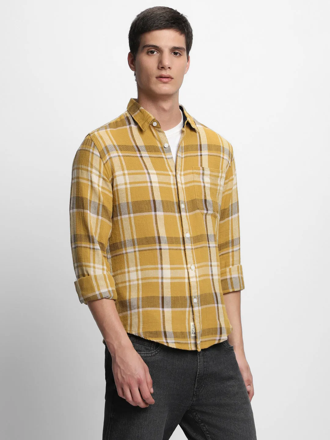 Men's Green Casual Shirt