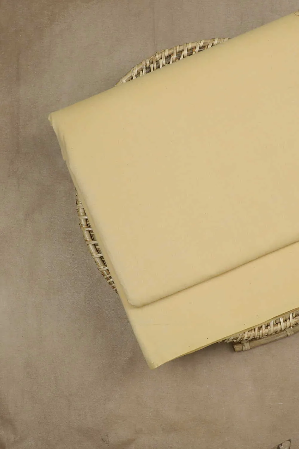 Mild Yellow Mangalagiri Cotton Fabric