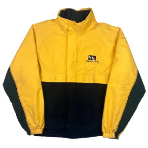 Nautica Reversible Fleece Jacket Yellow Navy