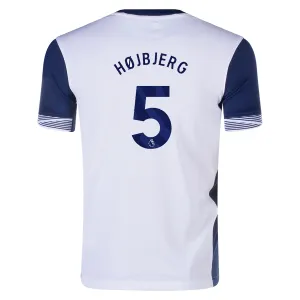 Nike Youth Tottenham Pierre-Emile Højbjerg Home Jersey 24/25 (White/Navy)