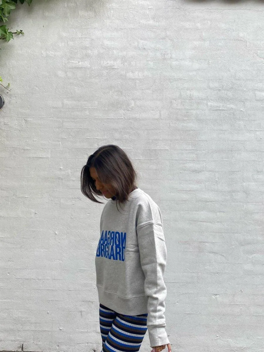 Organic Sweat Tilvina Sweat - Light Grey Melange
