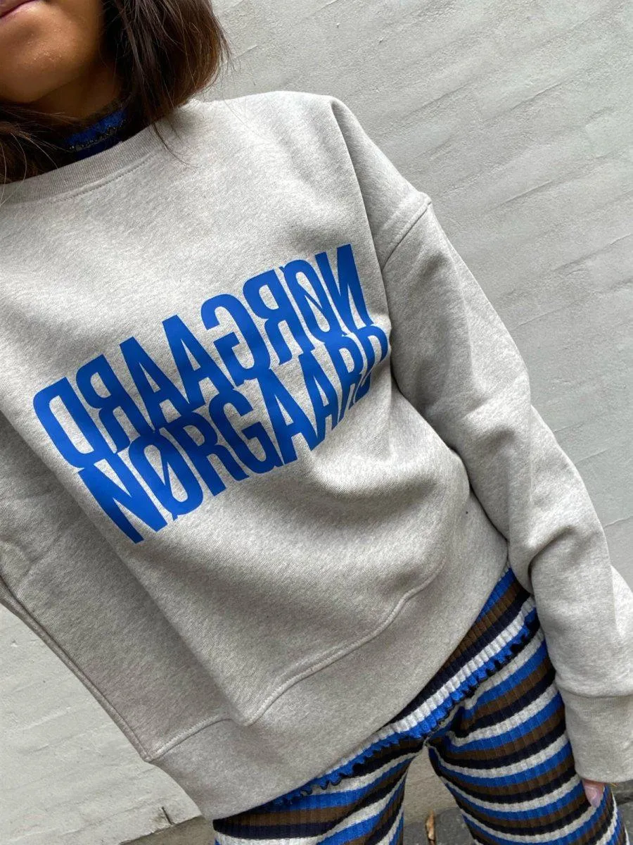 Organic Sweat Tilvina Sweat - Light Grey Melange