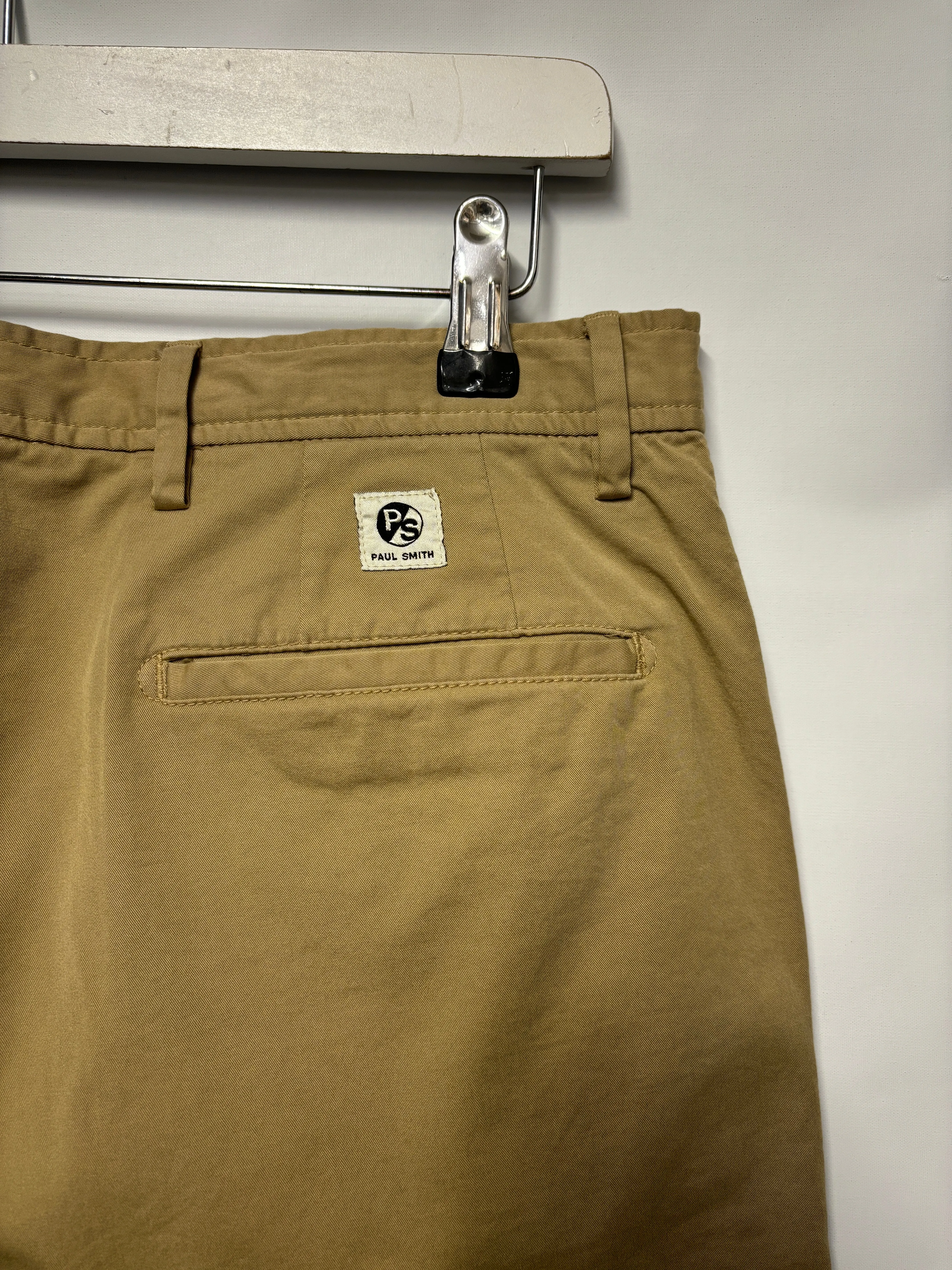 Paul Smith Beige Cotton Tapered Chino 30