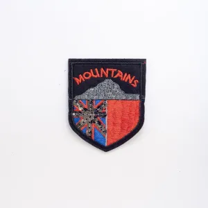 PC2250 - Sequin Mountain Badge Union Jack (Iron On)