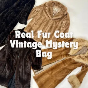 Real Fur Coat - Vintage Mystery Box