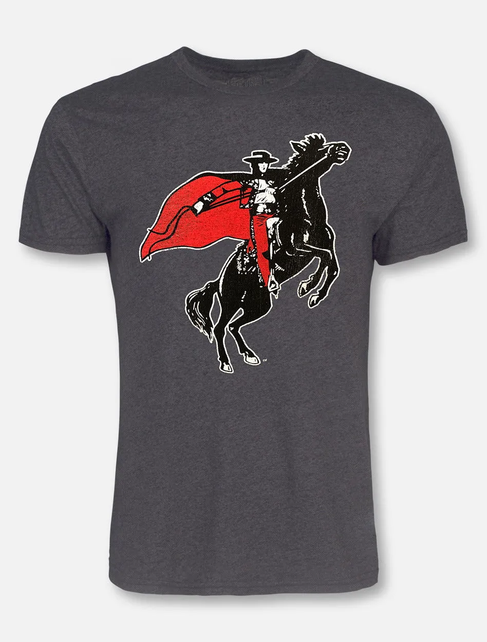 Retro Brand Texas Tech Red Raiders Large Rearing Rider T-Shirt