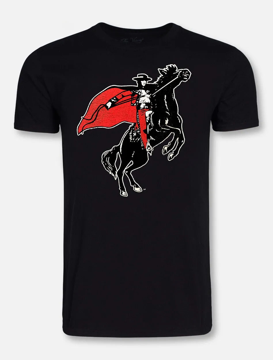 Retro Brand Texas Tech Red Raiders Large Rearing Rider T-Shirt