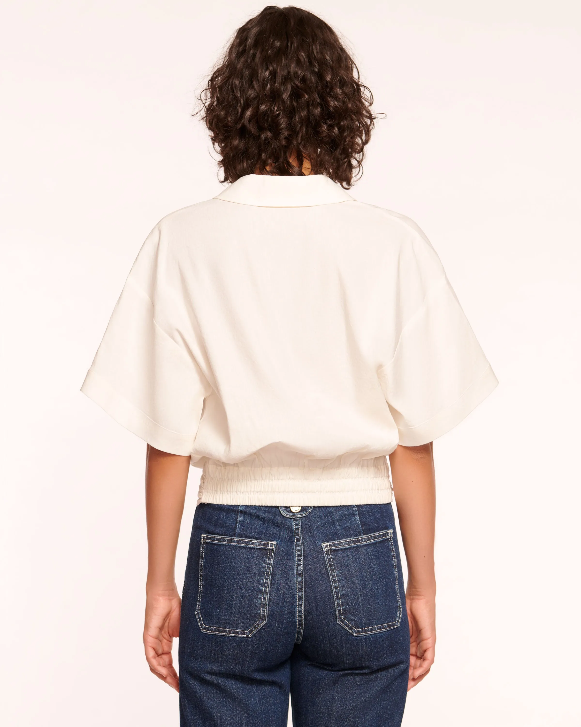 Rosa Short Sleeve Button Down Top