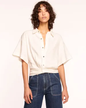 Rosa Short Sleeve Button Down Top