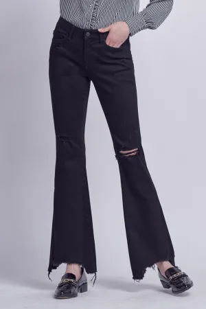 Stretch Denim Flare leg Jean
