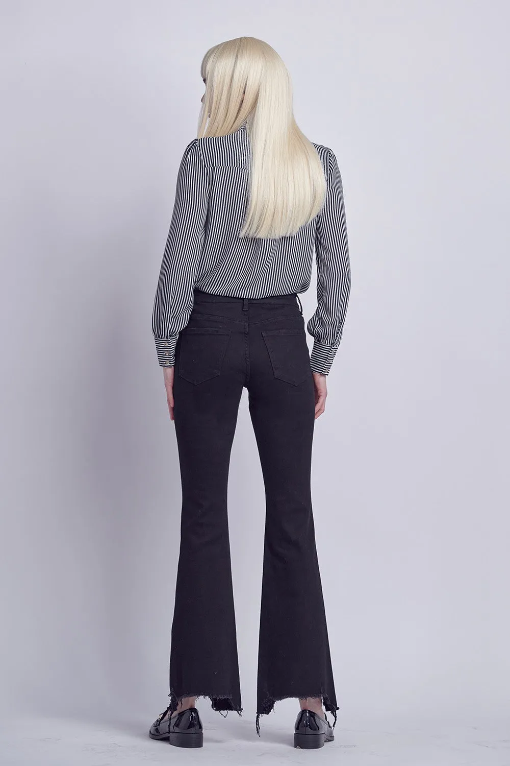 Stretch Denim Flare leg Jean