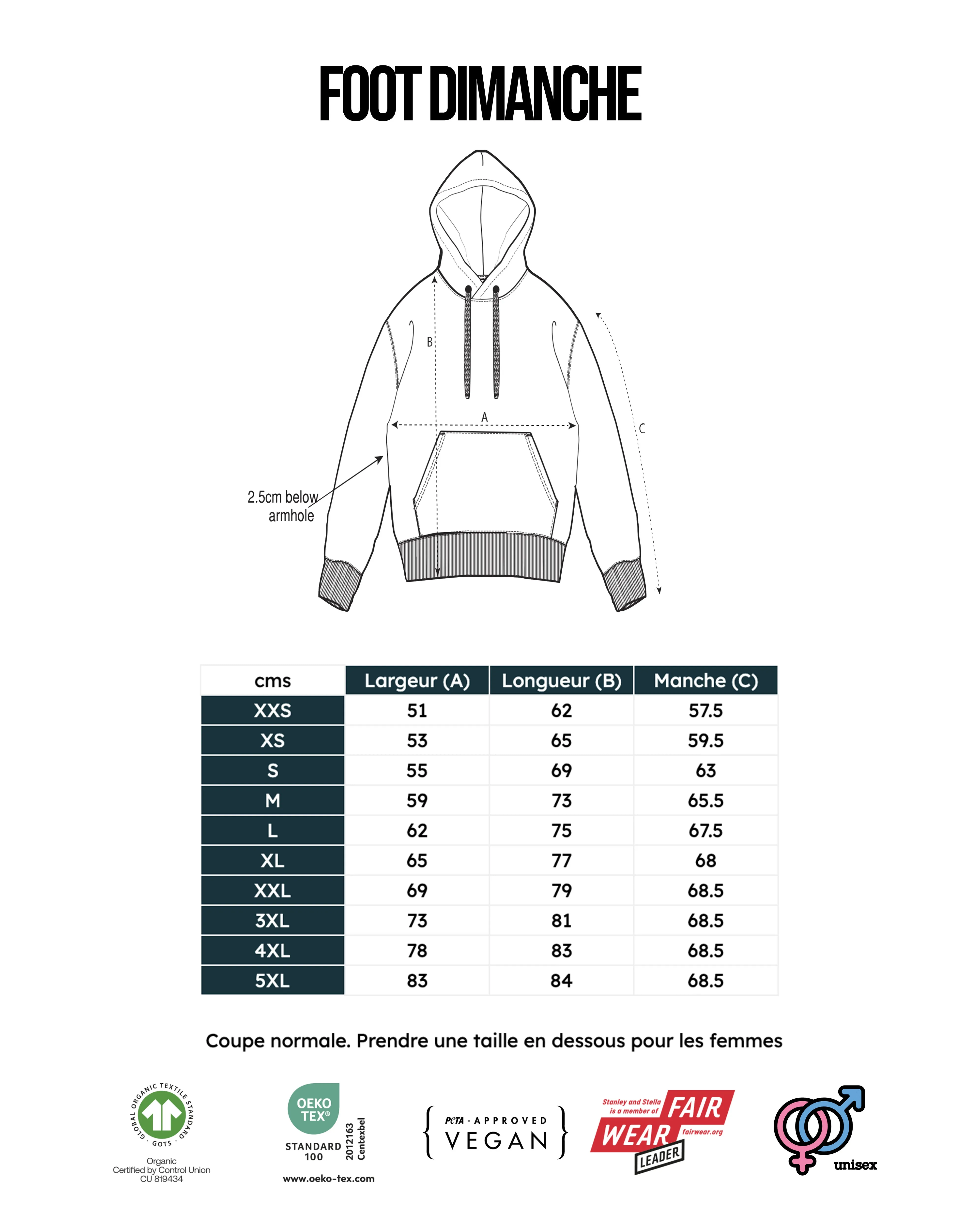 Sweat Capuche Le coup de foudre - L'Equipe x Foot Dimanche