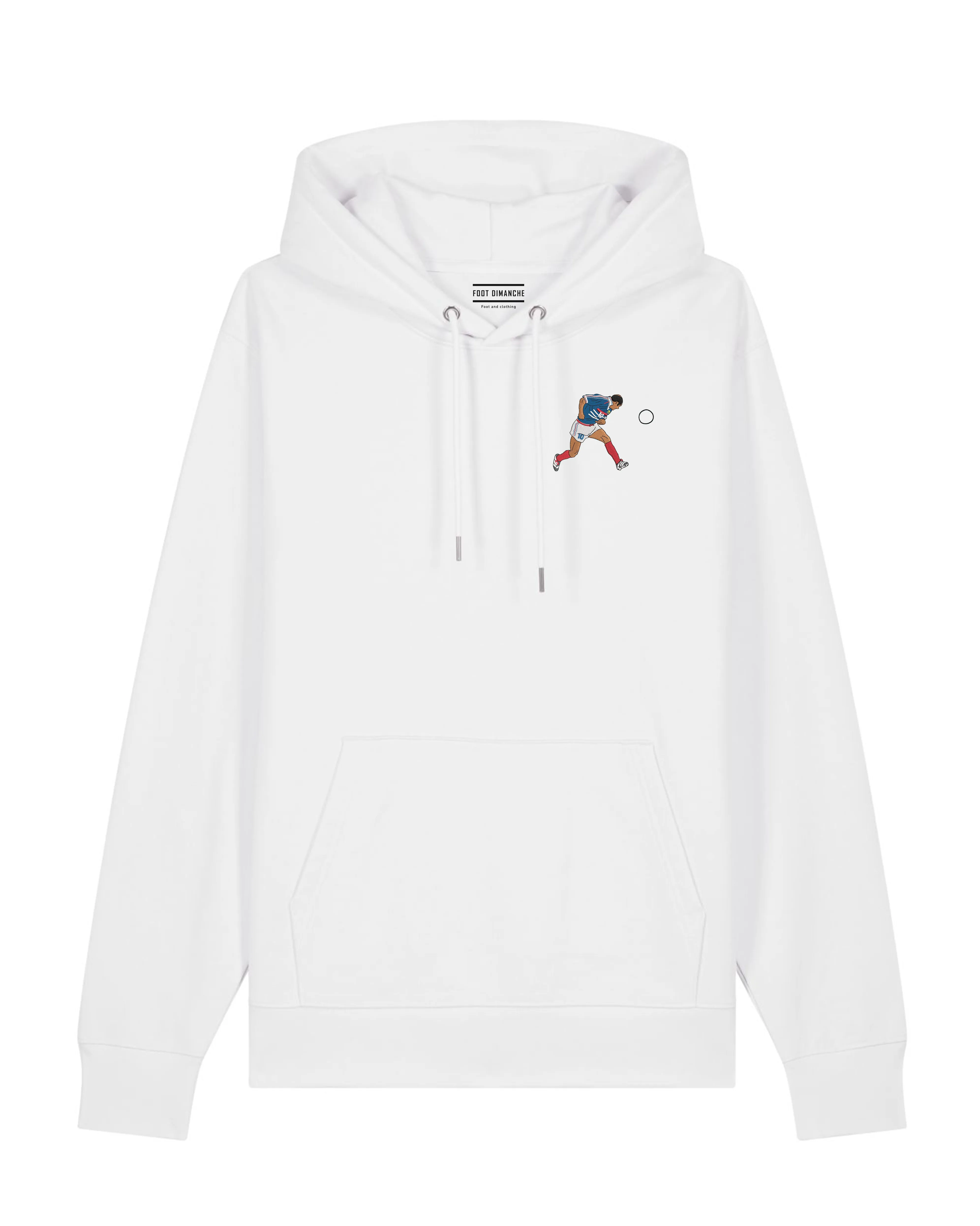 Sweat Capuche Zizou 98 brodé