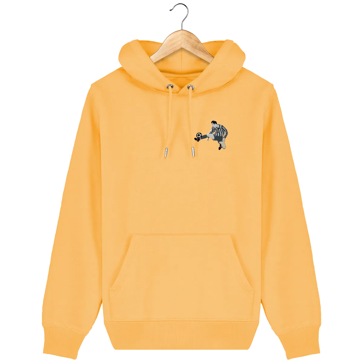 Sweat capuche Zizou Juve brodé