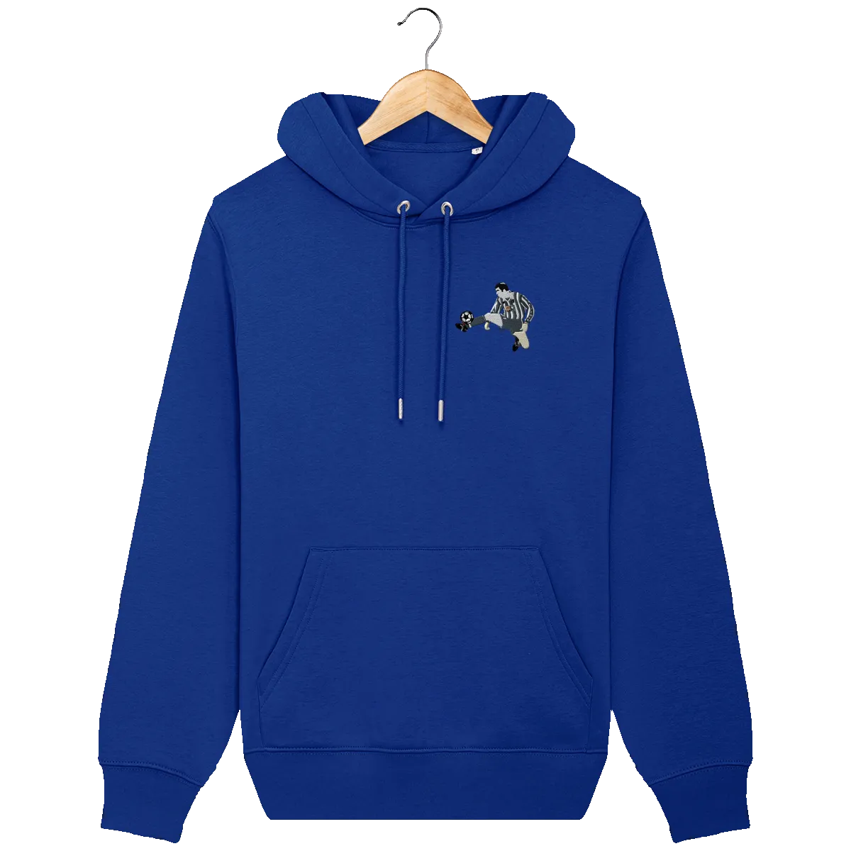 Sweat capuche Zizou Juve brodé