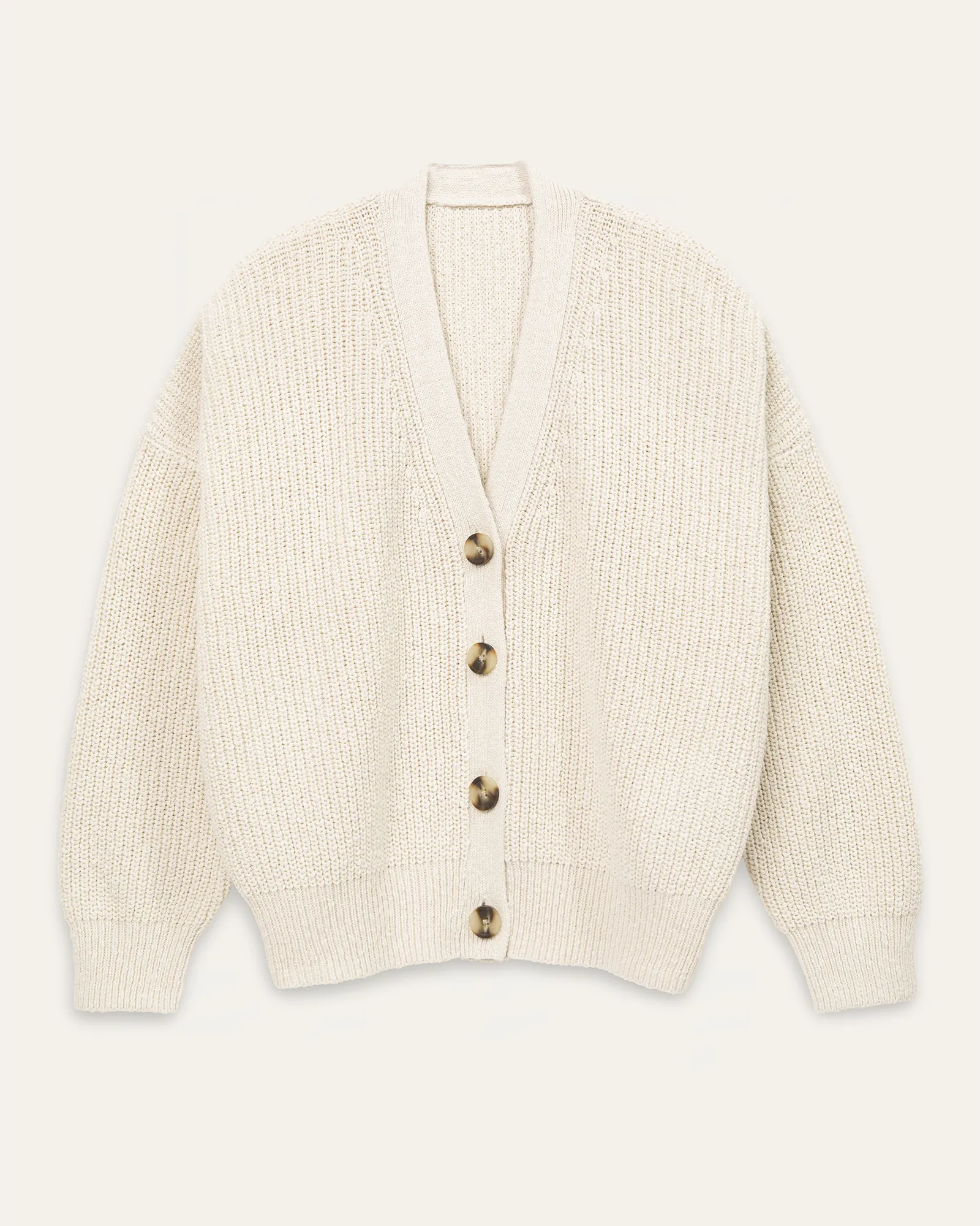 Sycamore V-Neck Cardigan | Ivory