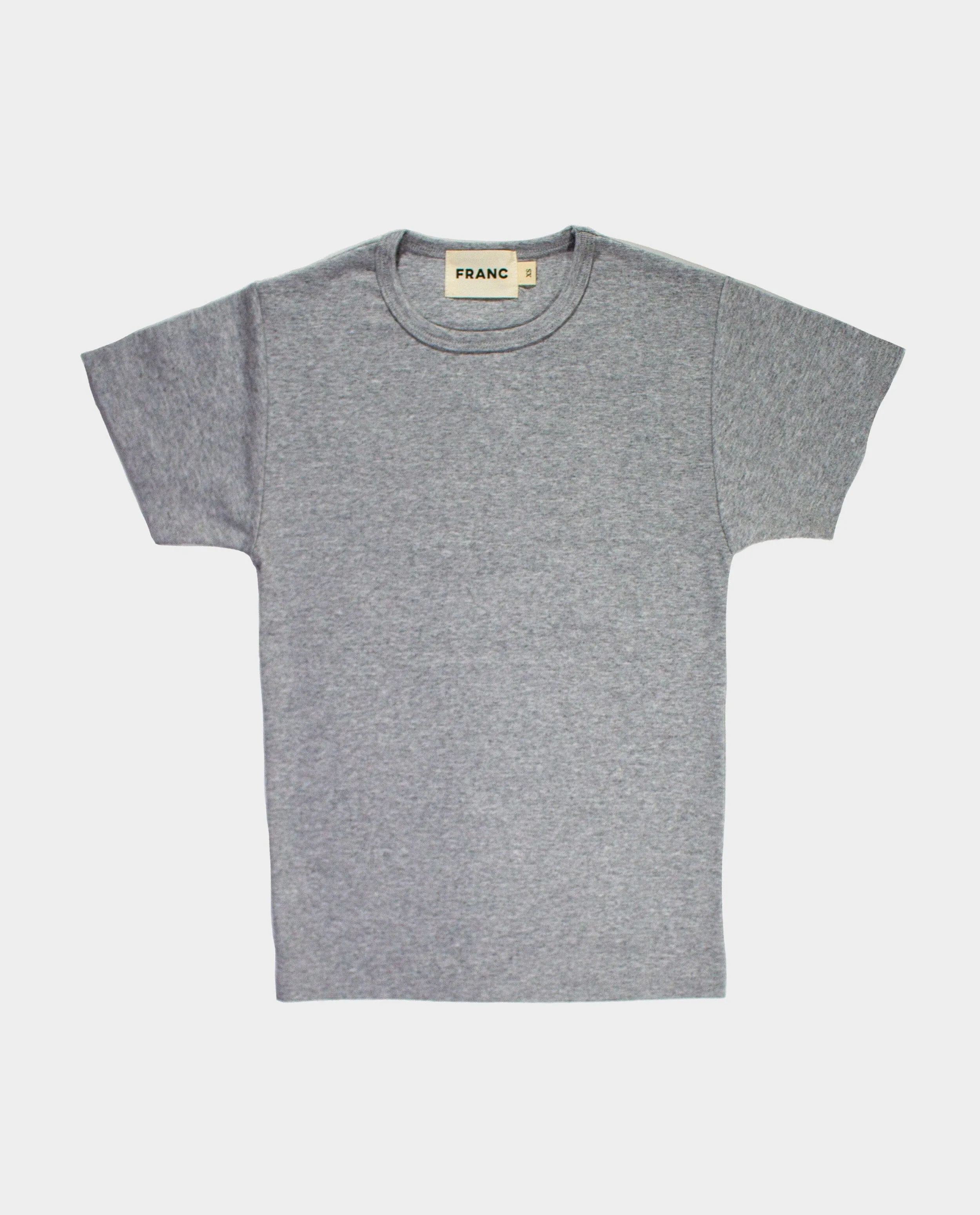 The Babe Tee in Heather Grey