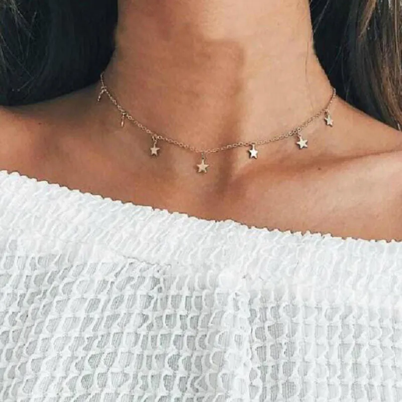 Trendy gift for women Boho Layering Choker