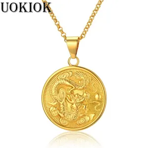 Vintage Jewelry Dragon Golden Trendy