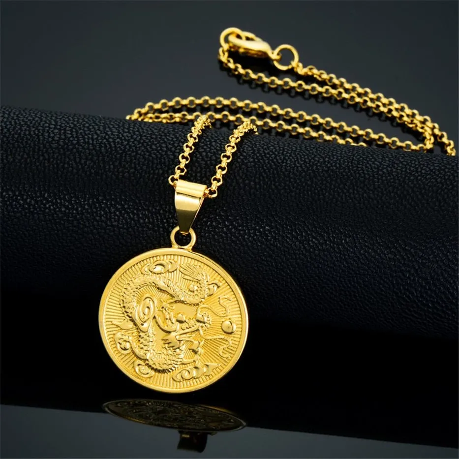 Vintage Jewelry Dragon Golden Trendy