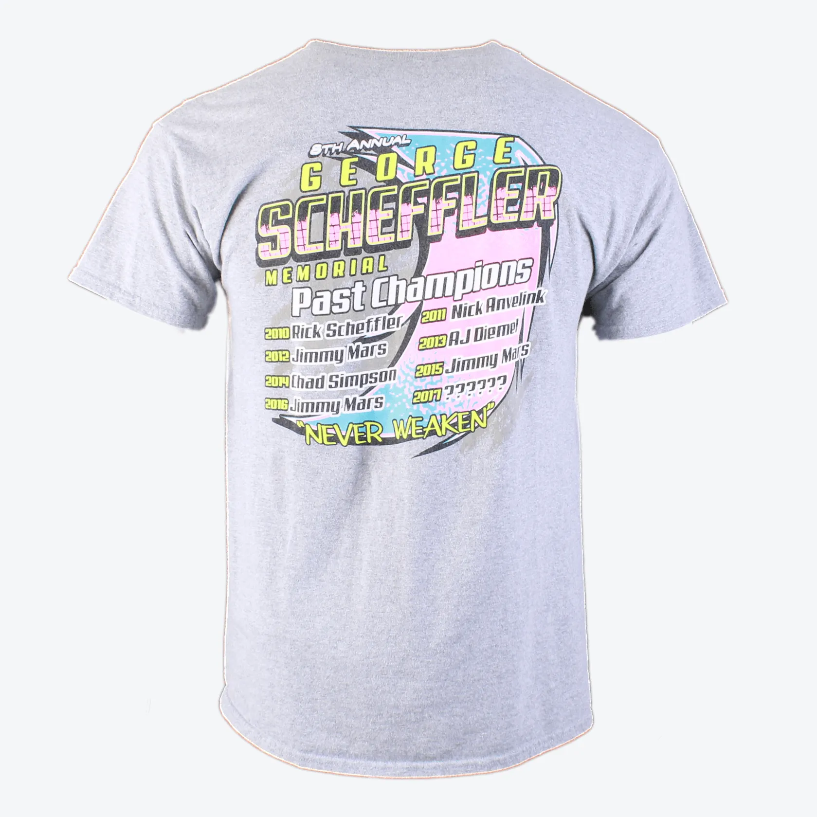 Vintage 'Never Weaken' T-Shirt
